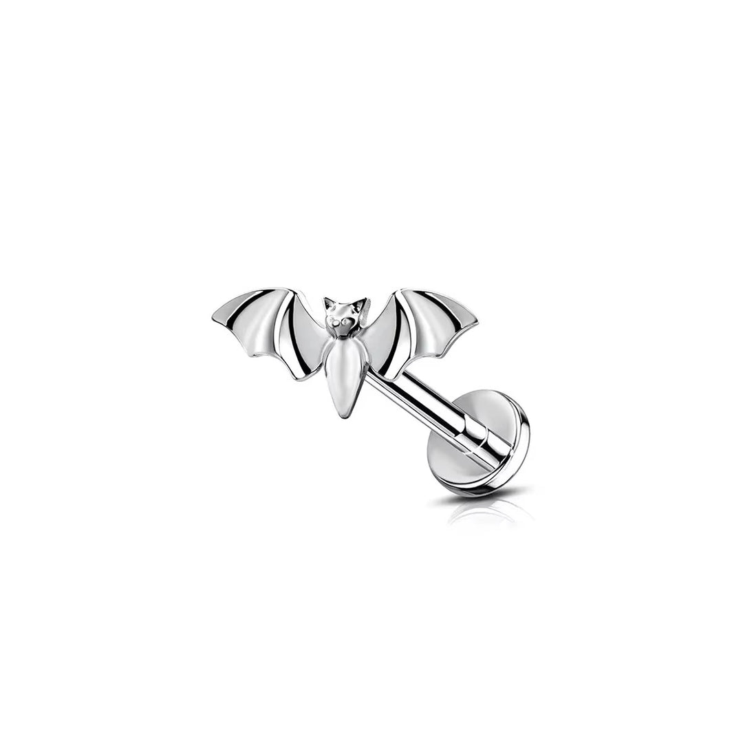 Stainless Steel Bat Flat Backed Stud