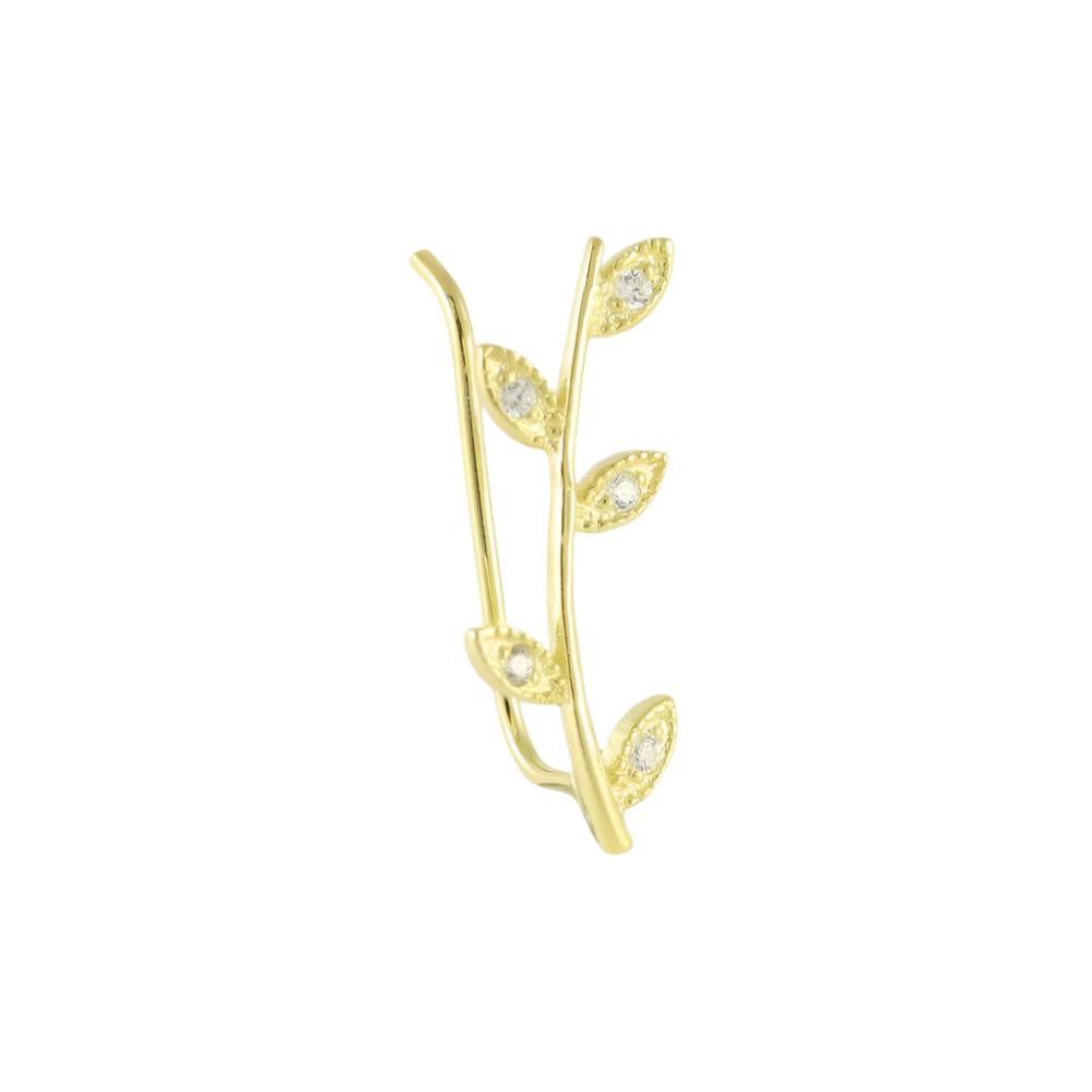 Gold Plated Leaf Ear Crawler