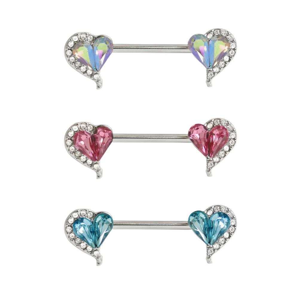 Heart Nipple Barbell