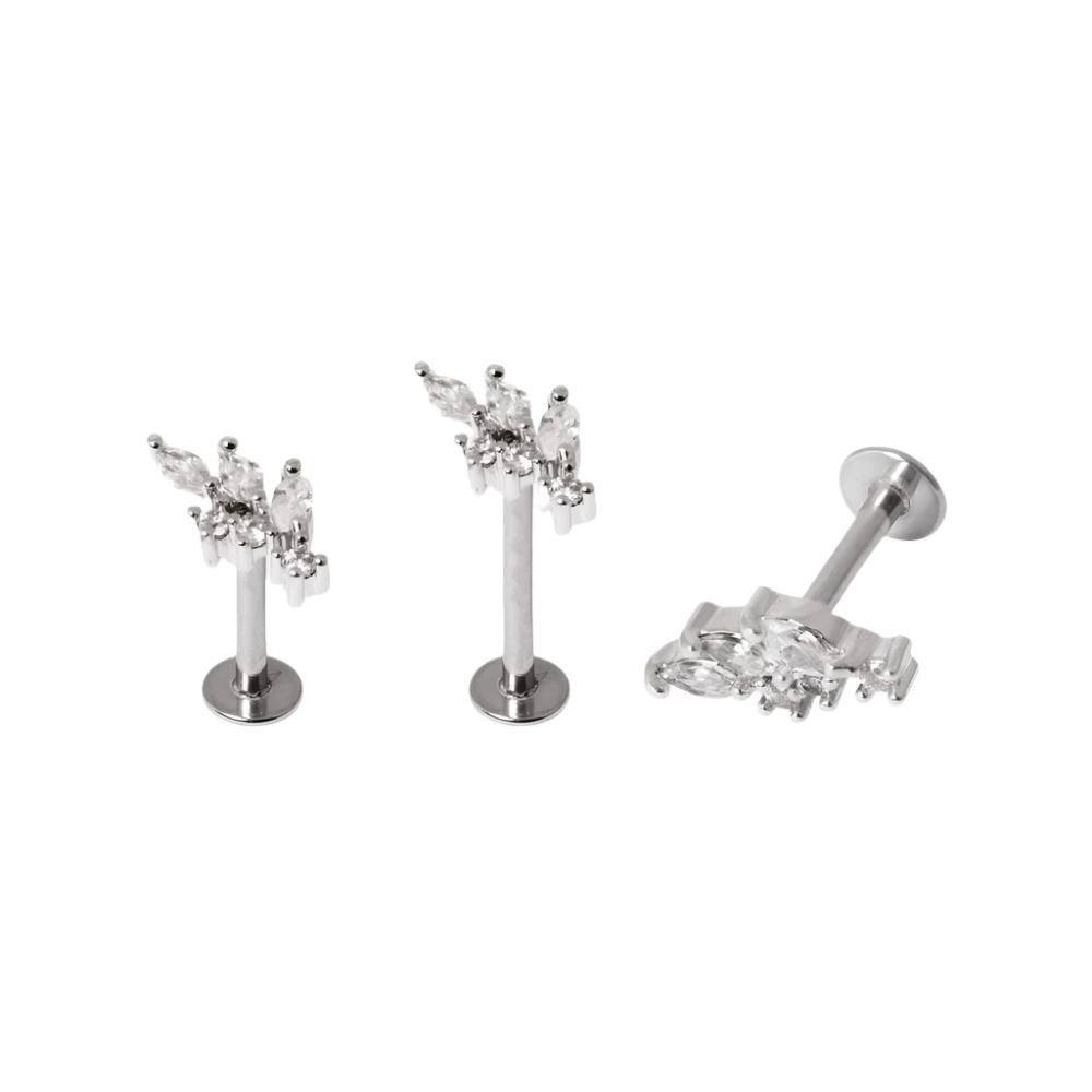 Multi Gem Vine Labret