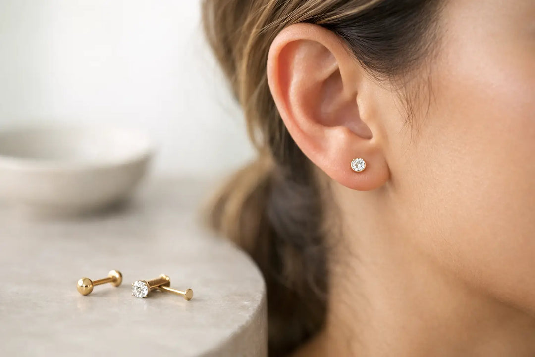 Flat Back Earrings for Lobes That Feel Better