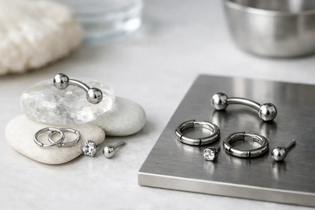 Sterling Silver vs Stainless Steel for Piercings