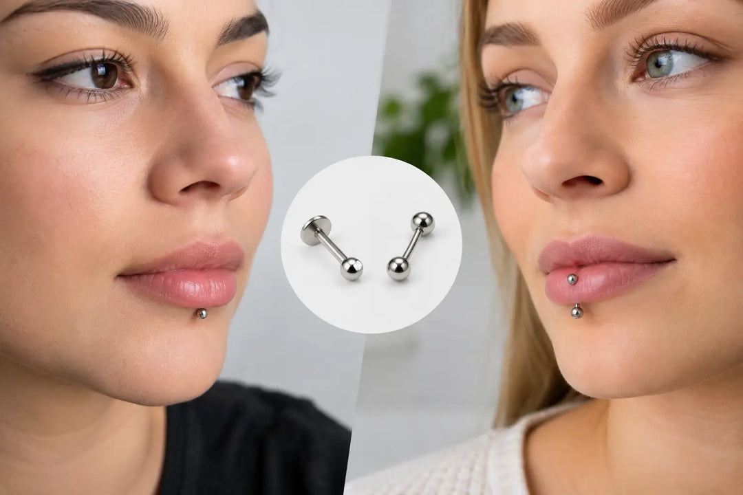 Labret Studs Versus Barbells: Which Fits Best?