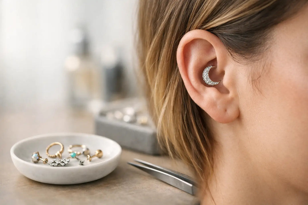 Conch Piercing Jewellery Guide for Better Fit