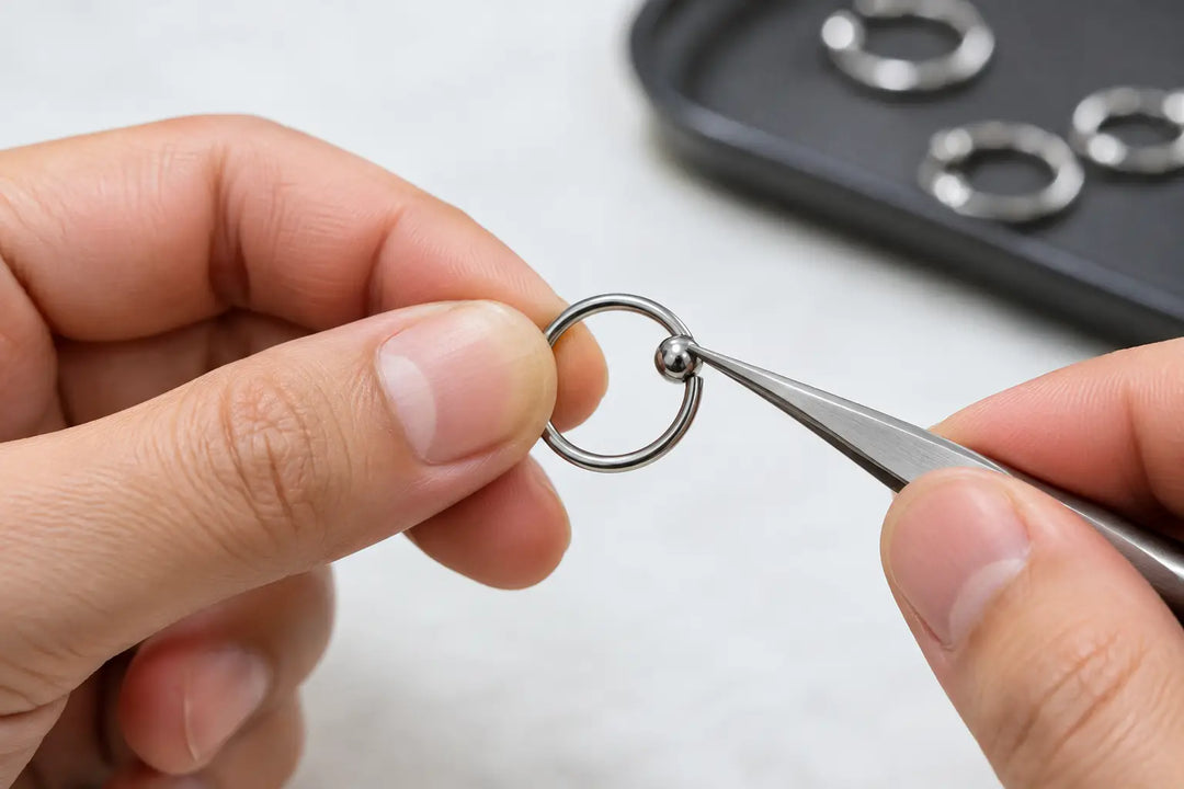 How to Fasten Captive Rings Without the Fuss