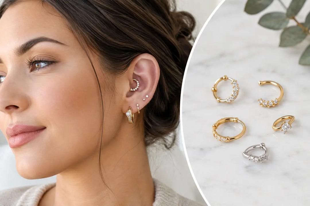Daith Jewellery Options for a Polished Ear Stack