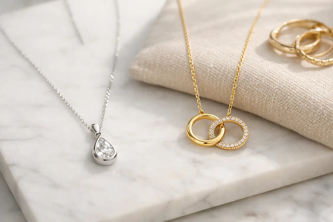 Sterling Silver 18k Gold Necklace Guide