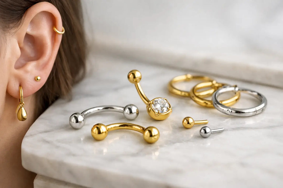 Is Gold Over Silver Durable for Body Jewellery?