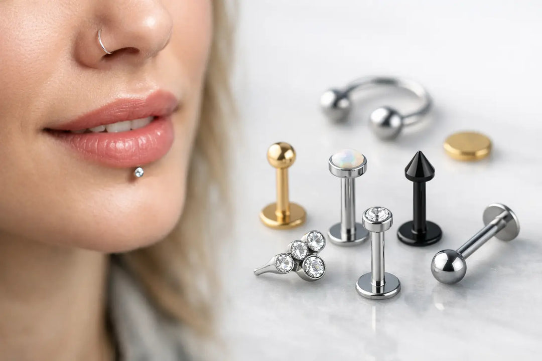 Labret Piercing Jewellery Guide for Every Fit