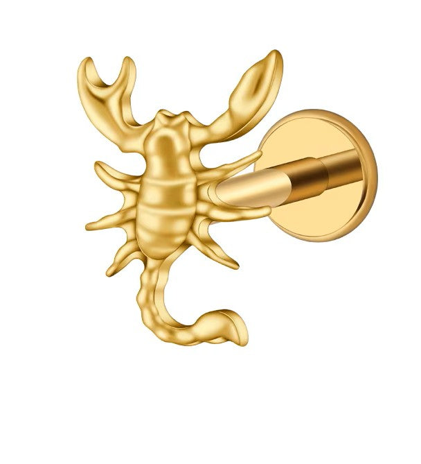 Titanium Scorpion Labret Stud
