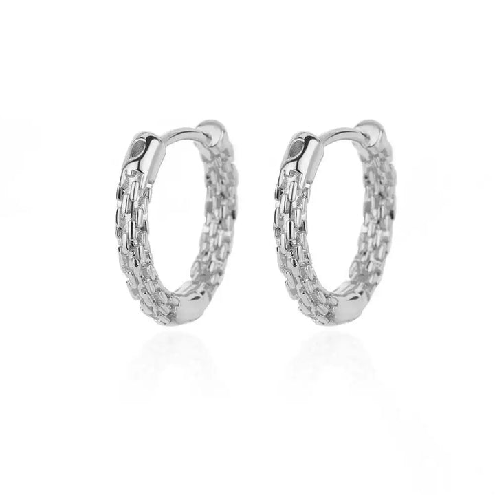 Highly polished Rope Style Earrings