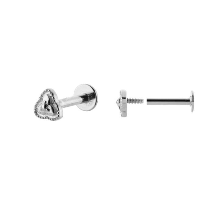 Shadow Sterling Silver Labret Stud