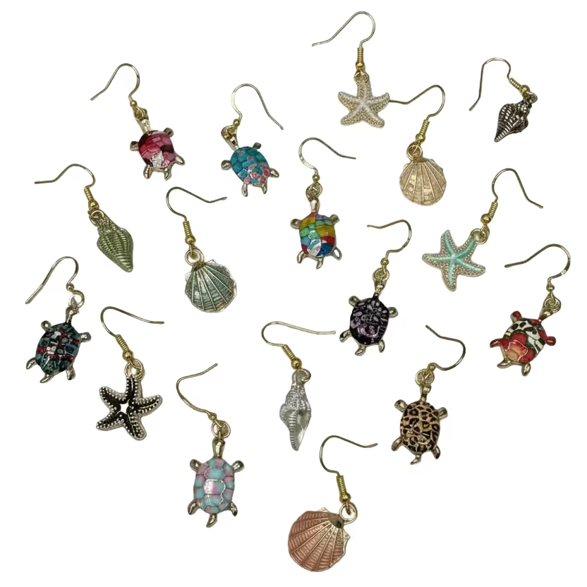 Lucky Dip Beach Drop Beach Earrings