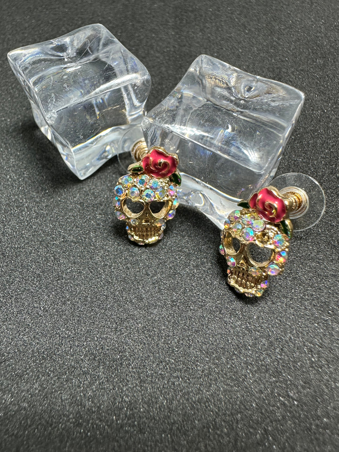 Skeleton Skull Earrings