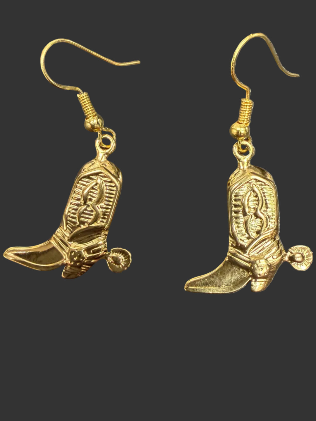 Cowboy Boot Drop Earrings