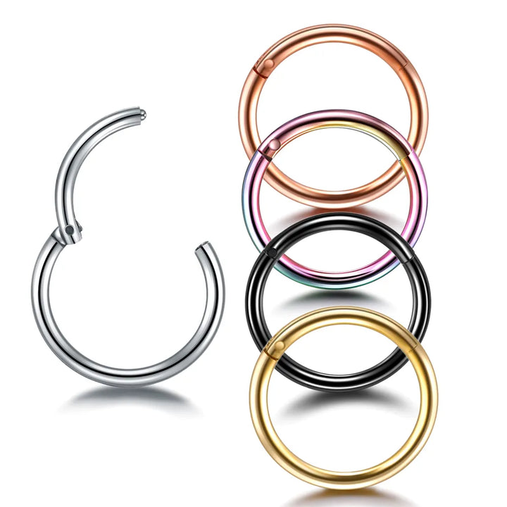 Surgical Stainless Steel Septum Clicker Ring