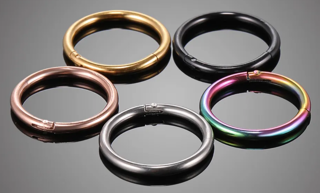 Surgical Stainless Steel Septum Clicker Ring