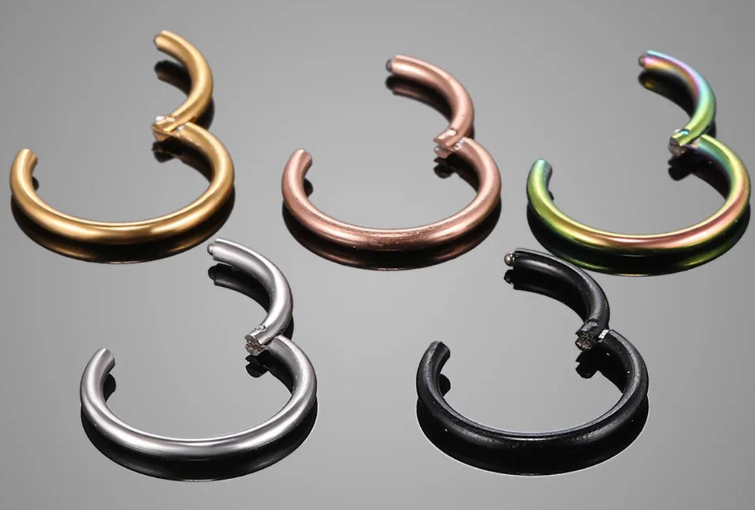 Surgical Stainless Steel Septum Clicker Ring