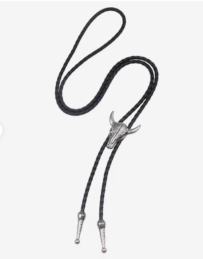 Vintage Western Cowboy Bolo Tie