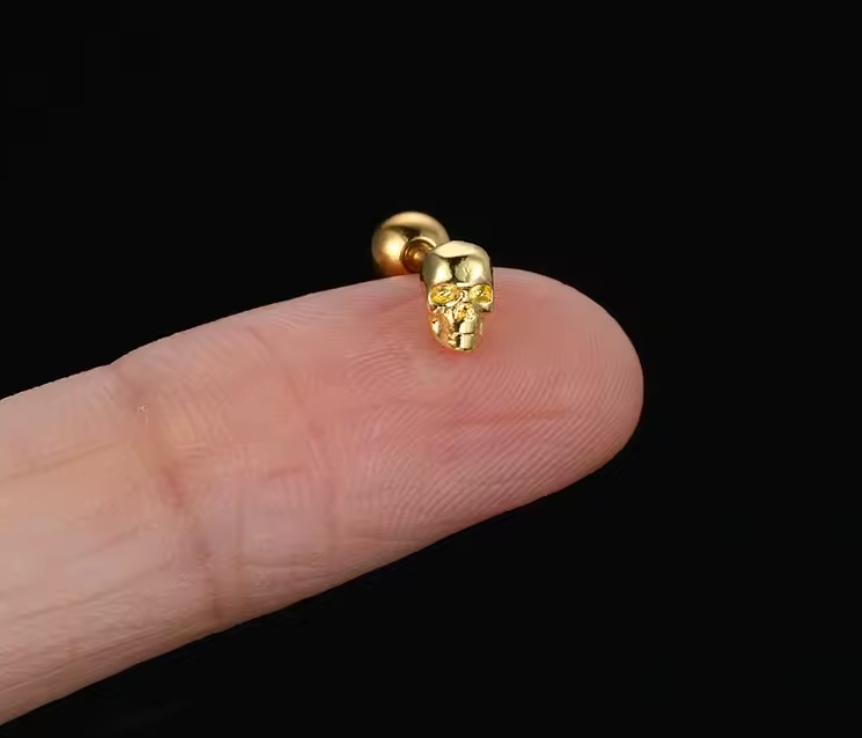 Ball Back Skull Stud