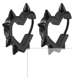 Spikey Heart Earrings