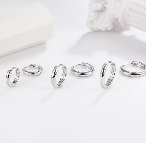Titanium Hinged|Hoop Clicker Earrings