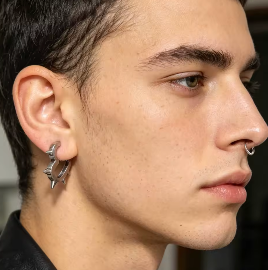 Spikey Heart Earrings
