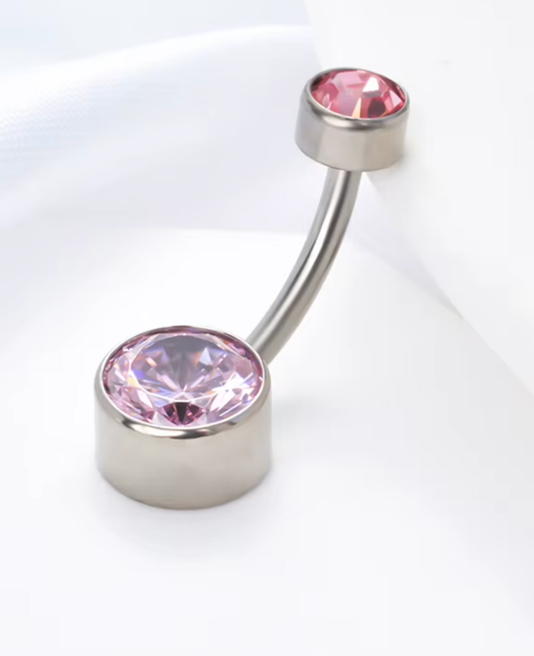 Sparkling Titanium Belly Bar