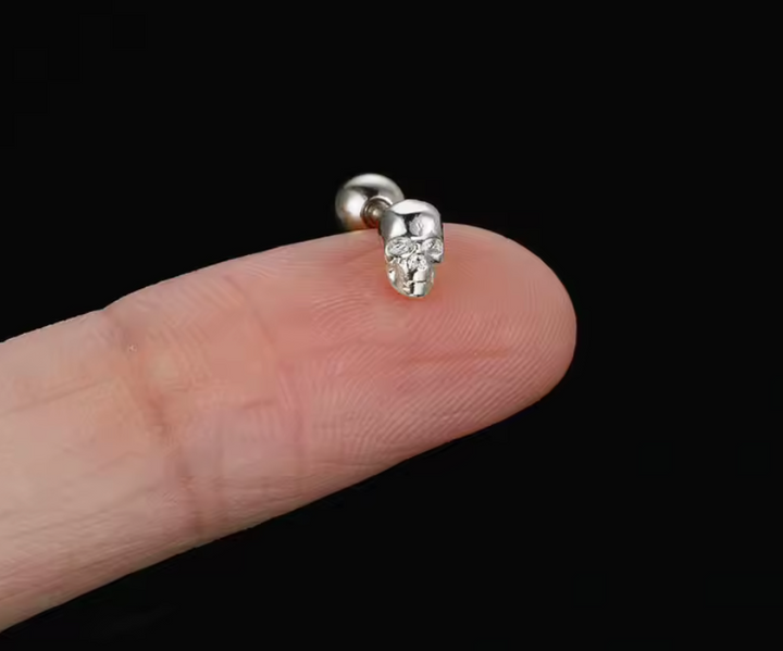 Ball Back Skull Stud